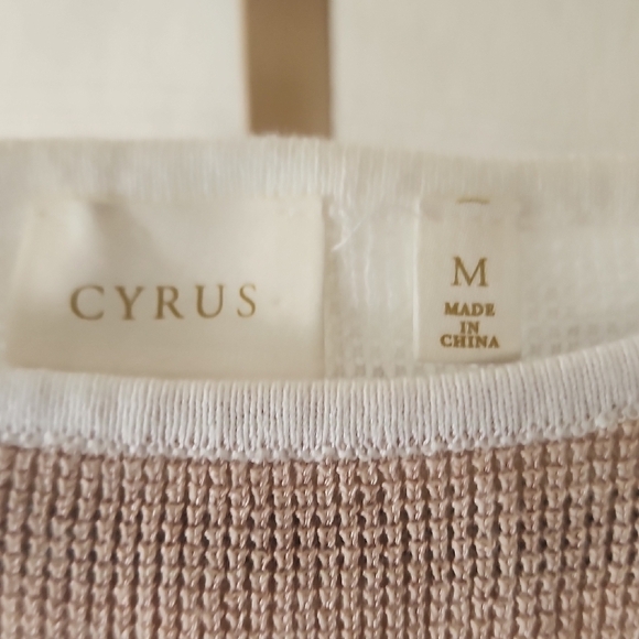 Cyrus Women's Sweater in Brown and White Stripes - Picture 5 of 5